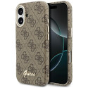 Kryt Guess 4G SCRIPT MagSafe pro iPhone 17 - hnědá