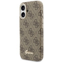 Kryt Guess 4G SCRIPT MagSafe pro iPhone 17 - hnědá