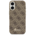 Kryt Guess 4G SCRIPT MagSafe pro iPhone 17 - hnědá