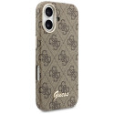 Kryt Guess 4G SCRIPT MagSafe pro iPhone 17 - hnědá