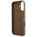 Kryt Guess 4G SCRIPT MagSafe pro iPhone 17 - hnědá