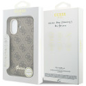 Kryt Guess 4G SCRIPT MagSafe pro iPhone 17 - hnědá