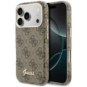Kryt Guess 4G SCRIPT MagSafe iPhone 17 Pro – hnědý