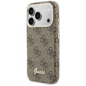Kryt Guess 4G SCRIPT MagSafe iPhone 17 Pro – hnědý