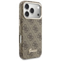 Kryt Guess 4G SCRIPT MagSafe iPhone 17 Pro – hnědý