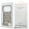 Kryt Guess 4G SCRIPT MagSafe iPhone 17 Pro – hnědý