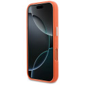 Kryt Karl Lagerfeld Karl & Choupette pro iPhone 17 Pro - oranžový