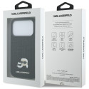 Kryt Karl Lagerfeld RHINESTONES pro iPhone 17 Pro - černý