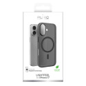 Kryt Puro Lightfeel MagSafe pro iPhone 17 - transparent/černá
