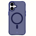 Kryt 3mk SMOKE MagCase pro iPhone 16 - modře průsvitný