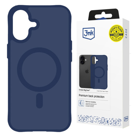 Kryt 3mk Smoke MagCase pro iPhone 17 - modrá