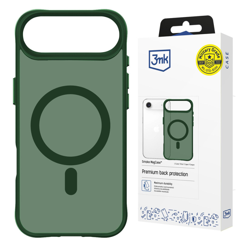 Kryt 3mk SMOKE MagCase pro iPhone Air - green