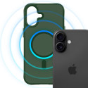 Kryt 3mk Smoke MagCase iPhone 16 Pro - zelený-transparentní