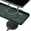 Kryt 3mk Smoke MagCase iPhone 16 Pro - zelený-transparentní