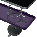 Kryt 3mk Smoke MagCase pro iPhone 16 – purple-translucent