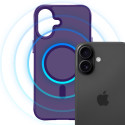 Kryt 3mk Smoke MagCase pro iPhone 16 – purple-translucent