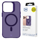 Kryt 3mk Smoke MagCase pro iPhone 16 Pro Max – fialová