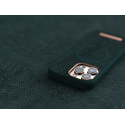 NJORD Jord MagSafe Kryt z lososí kůže pro iPhone 13 Pro Max, tmavě zelený