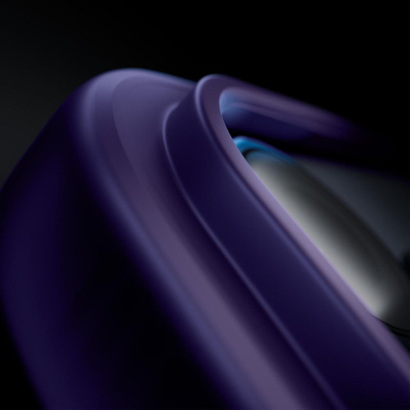 Kryt 3mk SMOKE MAGCASE pro iPhone 17 Pro Max - purple-translucent