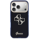 Kryt Guess IML 4G SCRIPT metal pro iPhone 17 Pro Max - modrý