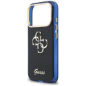 Kryt Guess IML 4G SCRIPT metal pro iPhone 17 Pro Max - modrý