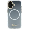 Kryt Guess IML Gradient Script Metal MagSafe pro iPhone 17 - white