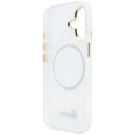 Kryt Guess IML Gradient Script Metal MagSafe pro iPhone 17 - white