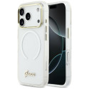 Kryt Guess IML Gradient Script Metal MagSafe iPhone 17 Pro - white