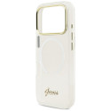 Kryt Guess IML Gradient Script Metal MagSafe iPhone 17 Pro - white