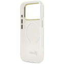 Kryt Guess IML Gradient Script Metal MagSafe iPhone 17 Pro - white