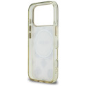 Kryt Guess IML Peony Dot MagSafe pro iPhone 17 Pro - béžový