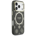 Kryt Guess IML Peony Dot pro iPhone 17 Pro - černý