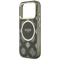 Kryt Guess IML Peony Dot pro iPhone 17 Pro - černý
