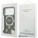 Kryt Guess IML Peony Dot pro iPhone 17 Pro - černý