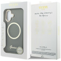 Kryt Guess IML Script Metal MagSafe iPhone 17 - černý