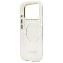 Kryt Guess IML Script Metal MagSafe pro iPhone 17 Pro Max - čirý