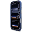 Kryt Guess IML Script Metal MagSafe pro iPhone 17 Pro - modrý