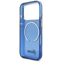 Kryt Guess IML Script Metal MagSafe pro iPhone 17 Pro - modrý