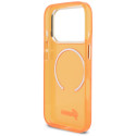 Kryt Guess IML SCRIPT METAL MagSafe iPhone 17 Pro - oranžový