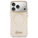 Kryt Guess IML Script Metal MagSafe iPhone 17 Pro - pink