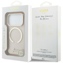 Kryt Guess IML Script Metal MagSafe iPhone 17 Pro - pink