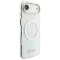 Kryt Guess IML SCRIPT METAL pro iPhone Air - clear