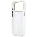 Kryt Guess IML Shell Script Metal MagSafe pro iPhone 17 Pro Max - whit