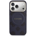 Kryt Guess Peony Hot Stamp pro iPhone 17 Pro - modrá