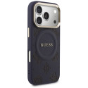 Kryt Guess Peony Hot Stamp pro iPhone 17 Pro - modrá