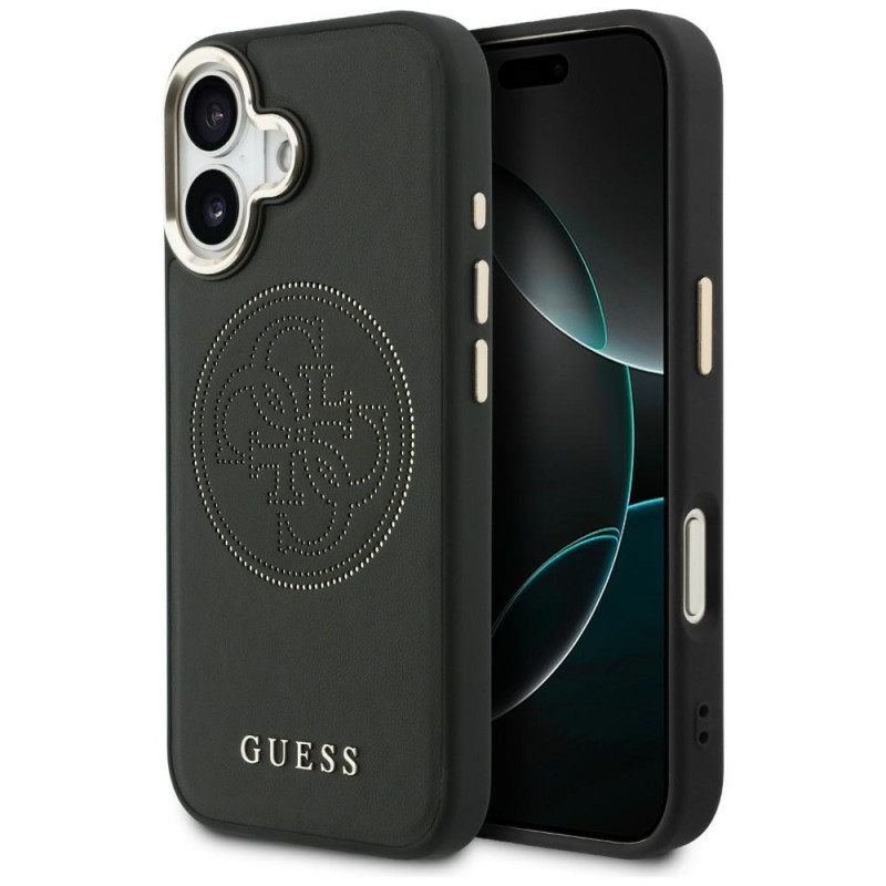 Kryt Guess PERFORATED 4G MagSafe pro iPhone 17 - black