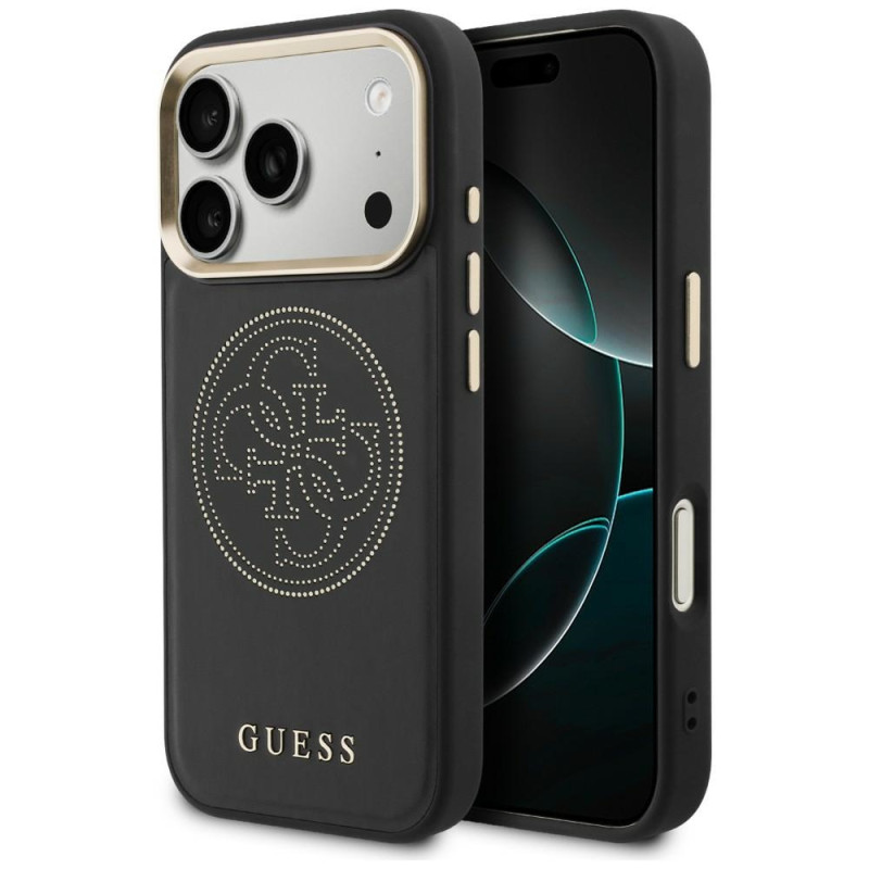 Kryt Guess 4G PERFORATED pro iPhone 17 Pro - black