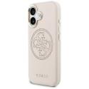 Kryt Guess Perforated 4G MagSafe pro iPhone 17 - růžová