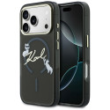 Kryt Karl Lagerfeld IML Choupettes iPhone 17 Pro Max černý