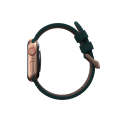 NJORD Jord Řemínek z lososí kůže pro Apple Watch 42/44/45/49mm, tmavě zelený